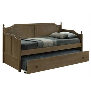 Baroba rustikálna jednolôžková posteľ s prístelkou 90x200 cm dub antický