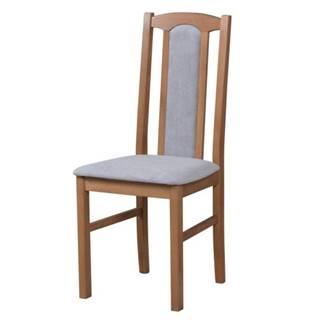 Jedálenská stolička BOLS 7 dub stirling/sivá