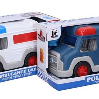 WIKY Auto ambulancia/polícia s figúrkou 23cm - policajné auto